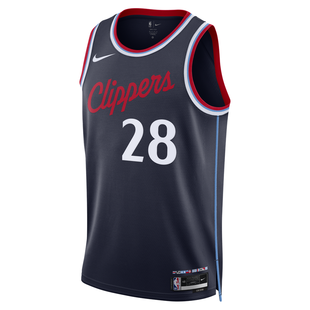 Los Angeles Clippers Replica Icon Edition Swingman Jersey - Navy - Rui Hachimura product image 3, provided for visual