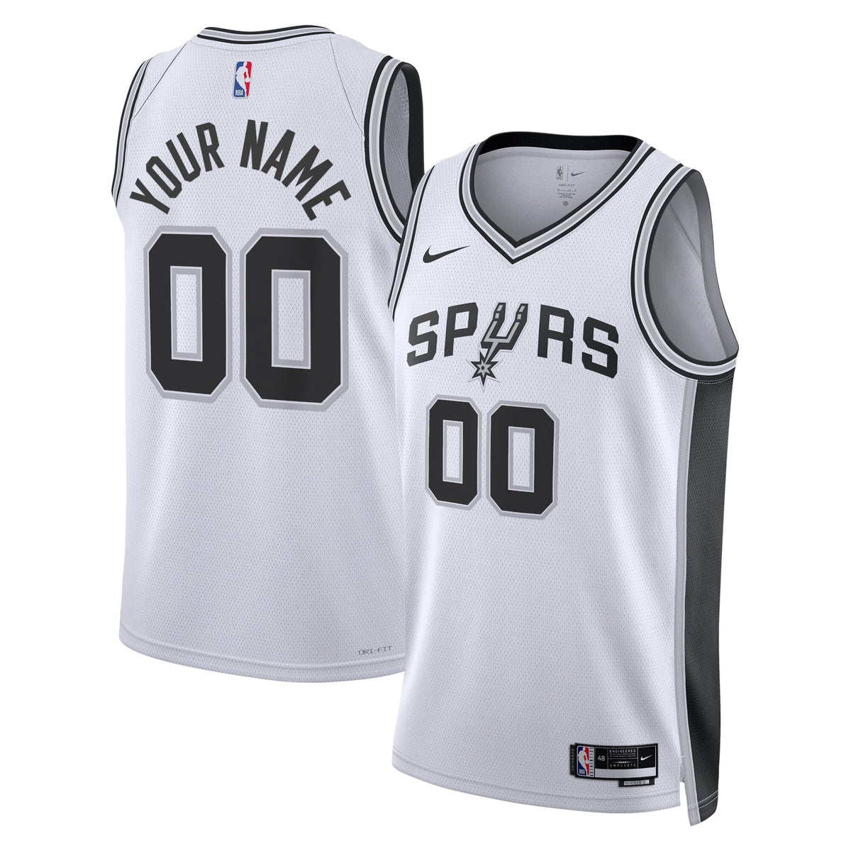 San Antonio Spurs Association Swingman Jersey - Custom product image 1, provided for visual reference and product detail