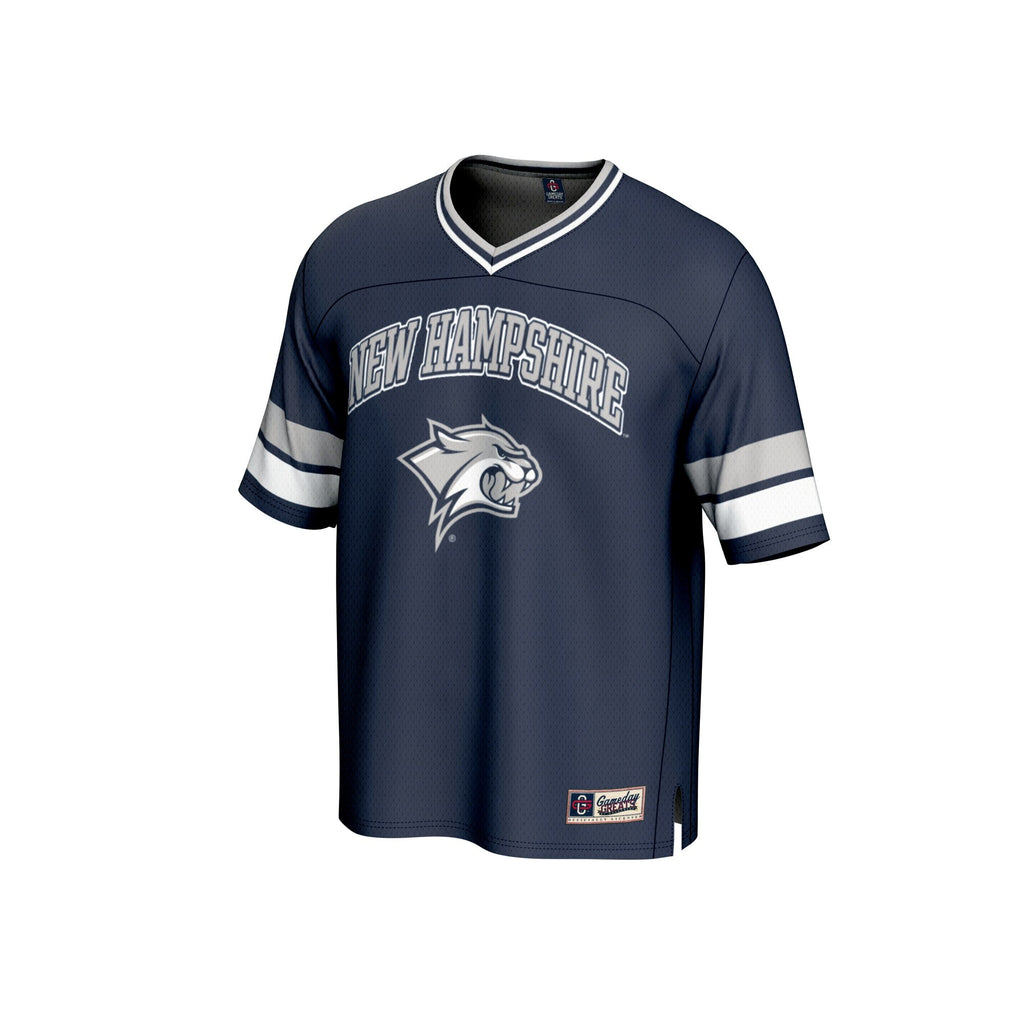 New Hampshire Wildcats Spirit Football Jersey - Navy product image 3, provided for visual reference and product detail review