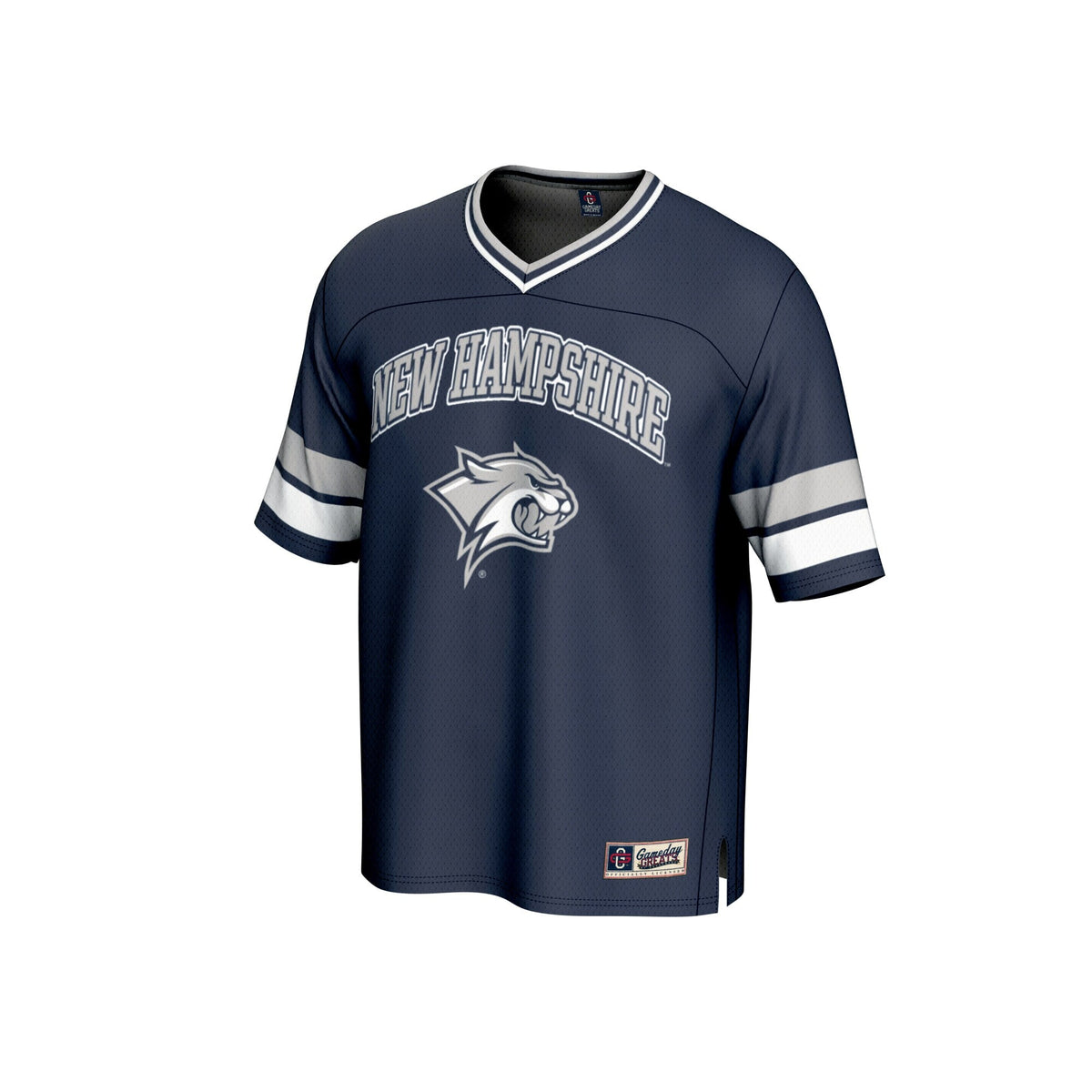 New Hampshire Wildcats Spirit Football Jersey - Navy product image 3, provided for visual reference and product detail review