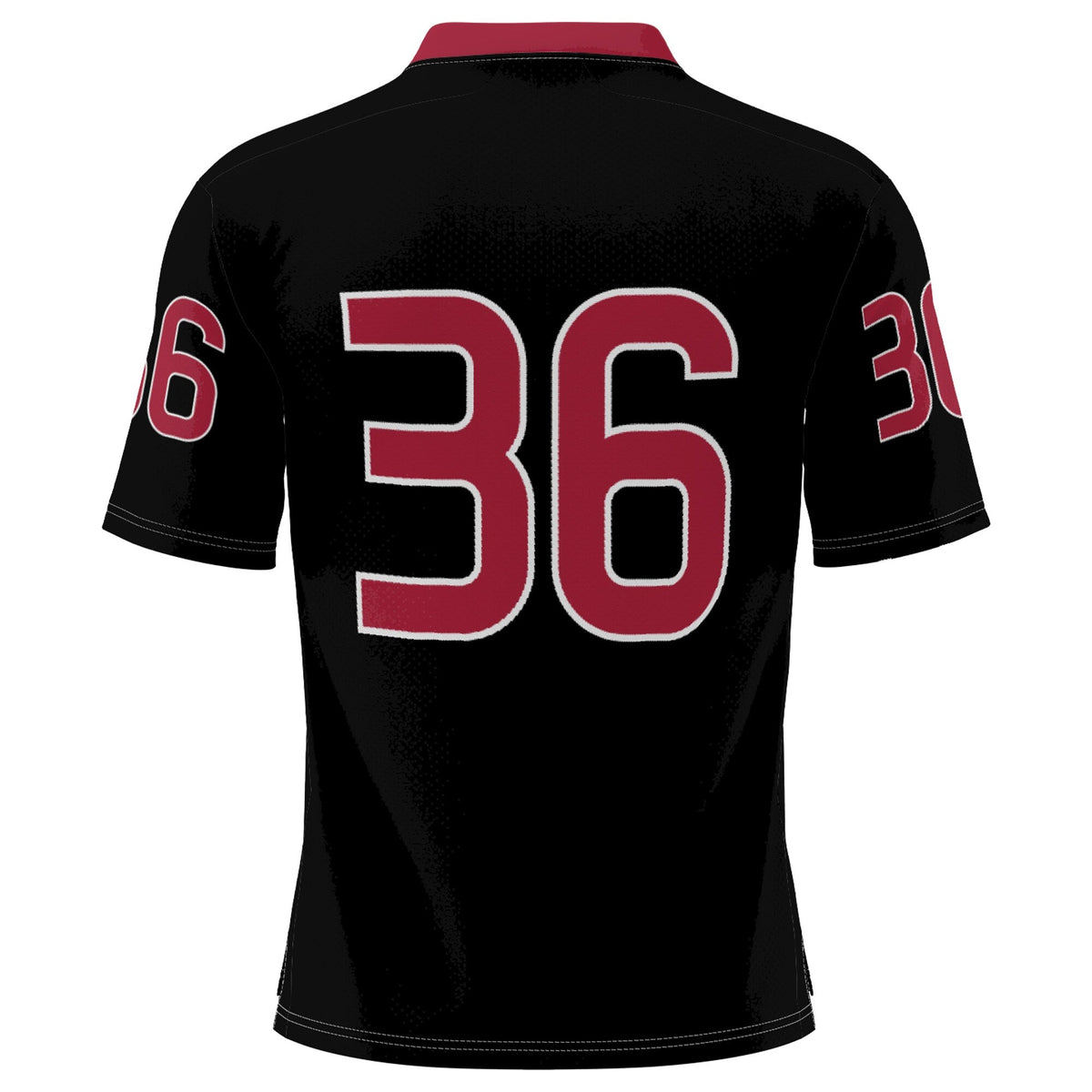 #36 Harvard Crimson Football Jersey - Black product image 4, provided for visual reference and product detail review