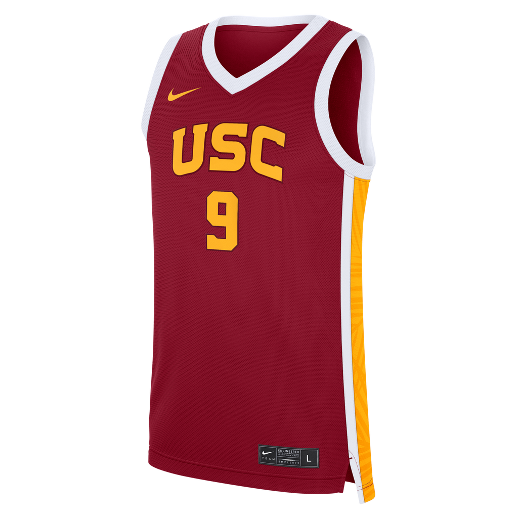 Jazzy Davidson Cardinal USC Trojans Road Replica Basketball Jersey product image 3, provided for visual reference and