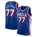 Philadelphia 76ers Icon Edition Swingman Jersey - Royal - VJ Edgecombe product image 1, provided for visual reference and