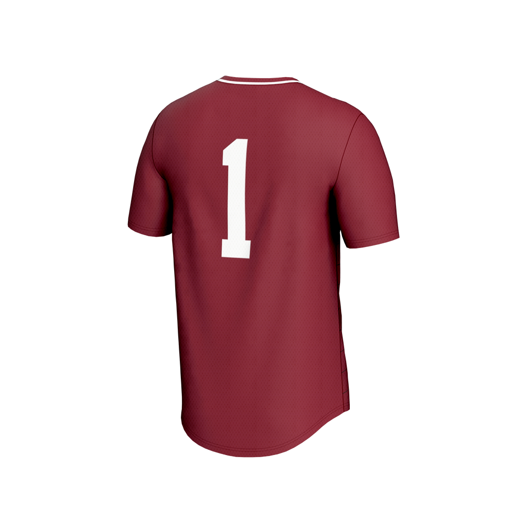 #1 Santa Clara Broncos Lightweight Soccer Fashion Jersey - Maroon product image 4, provided for visual reference and product