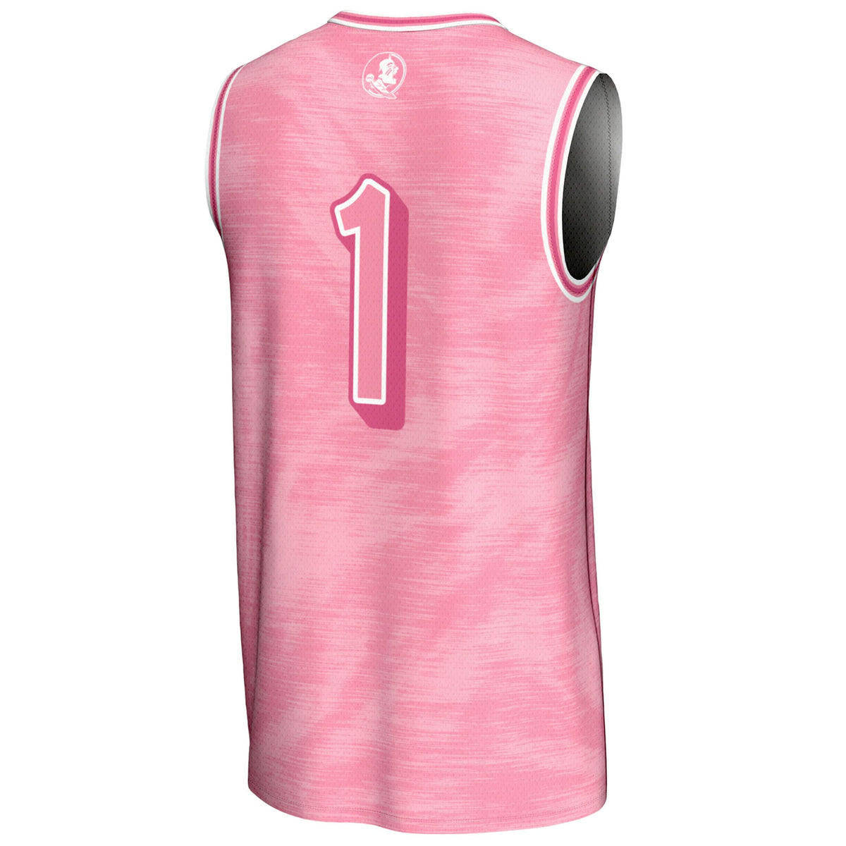#1 Florida State Seminoles Lightweight Basketball Fashion Jersey - Pink product image 4, provided for visual reference and
