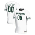Michigan State Spartans NIL Pick-A-Player Lightweight Soccer Jersey - White product image 1, provided for visual reference