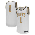 #1 Colorado Buffaloes Replica Basketball Jersey - White product image 1, provided for visual reference and product detail