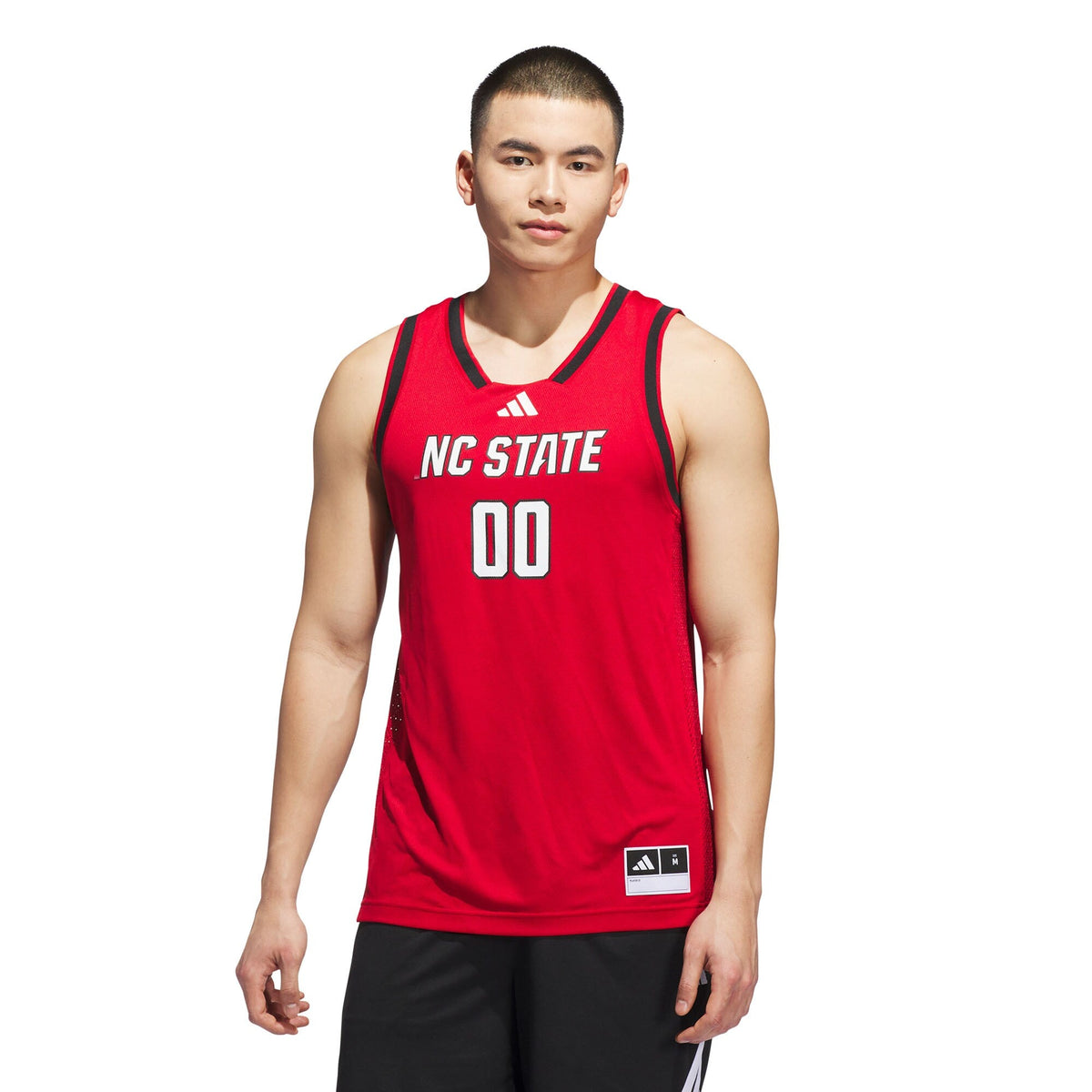 #00 NC State Wolfpack Replica Swingman Jersey - Red product image 3, provided for visual reference and product detail review