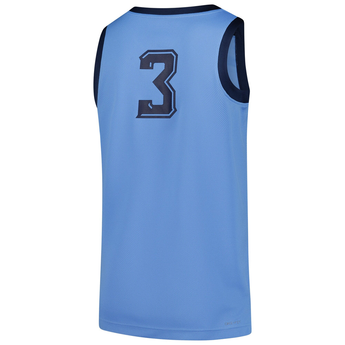 #3 Marquette Golden Eagles Replica Basketball Jersey - Blue product image 4, provided for visual reference and product