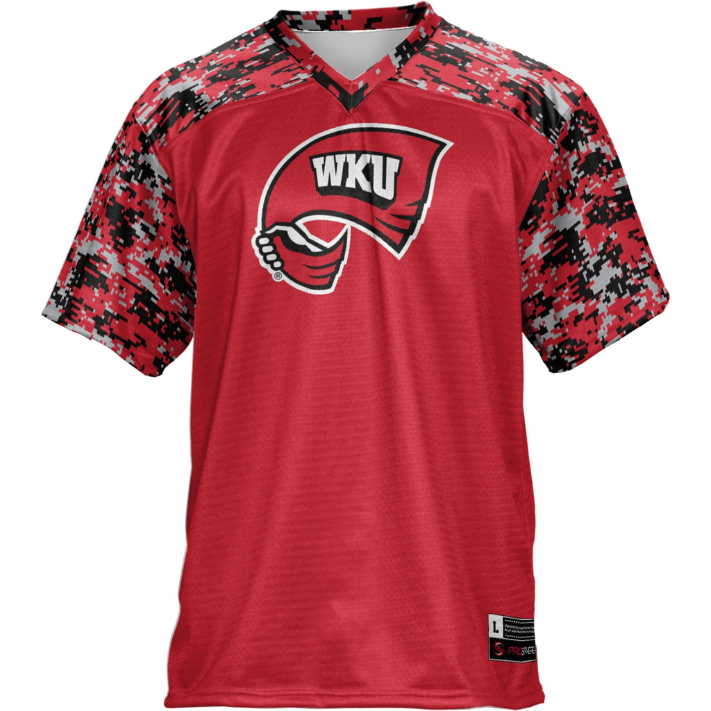 Western Kentucky Hilltoppers Football Jersey - Red product image 3, provided for visual reference and product detail review