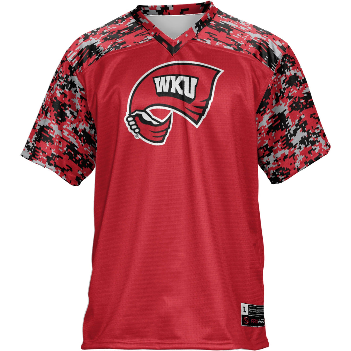 Western Kentucky Hilltoppers Football Jersey - Red product image 3, provided for visual reference and product detail review