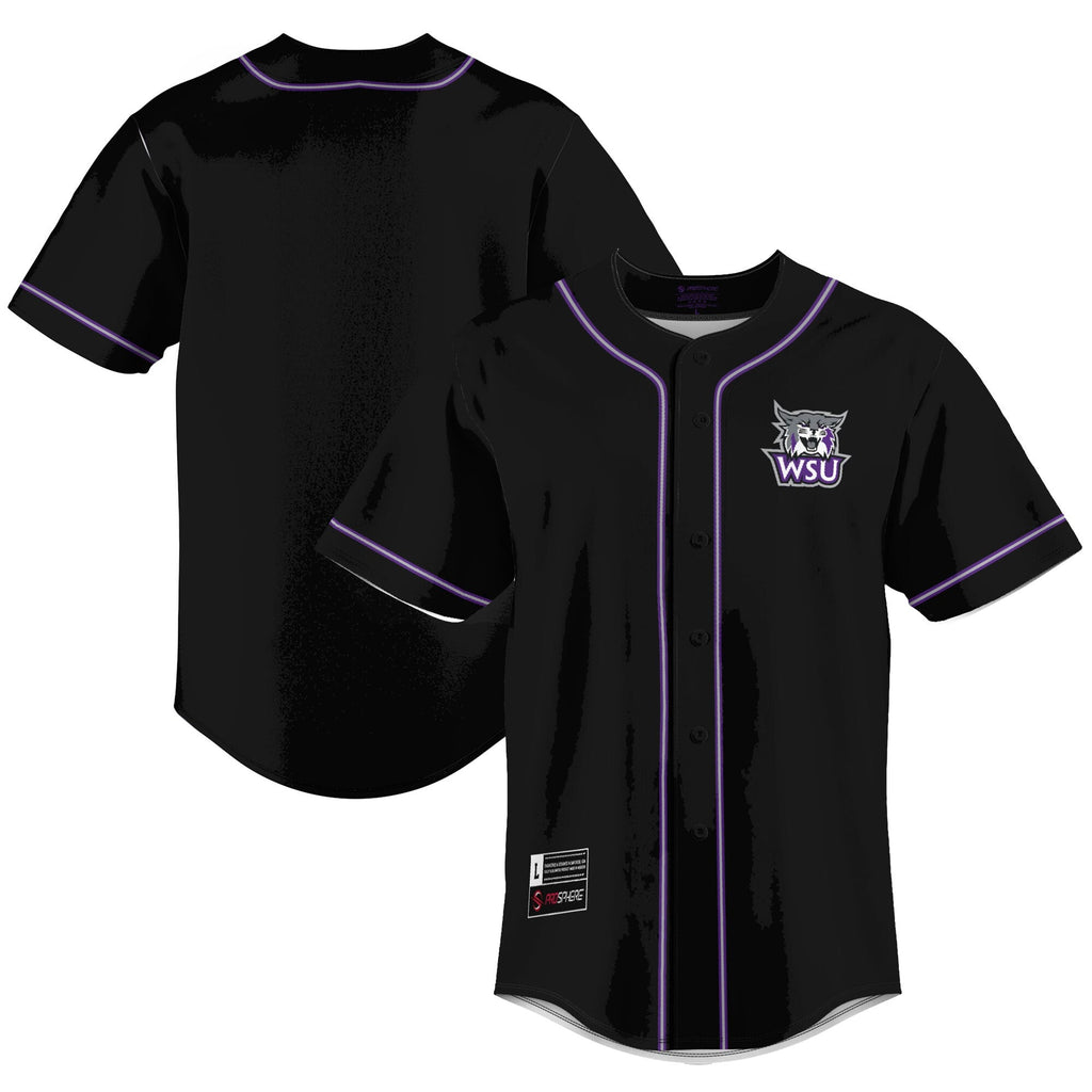 Weber State Wildcats Lightweight Baseball Jersey - Purple product image 1, provided for visual reference and product detail