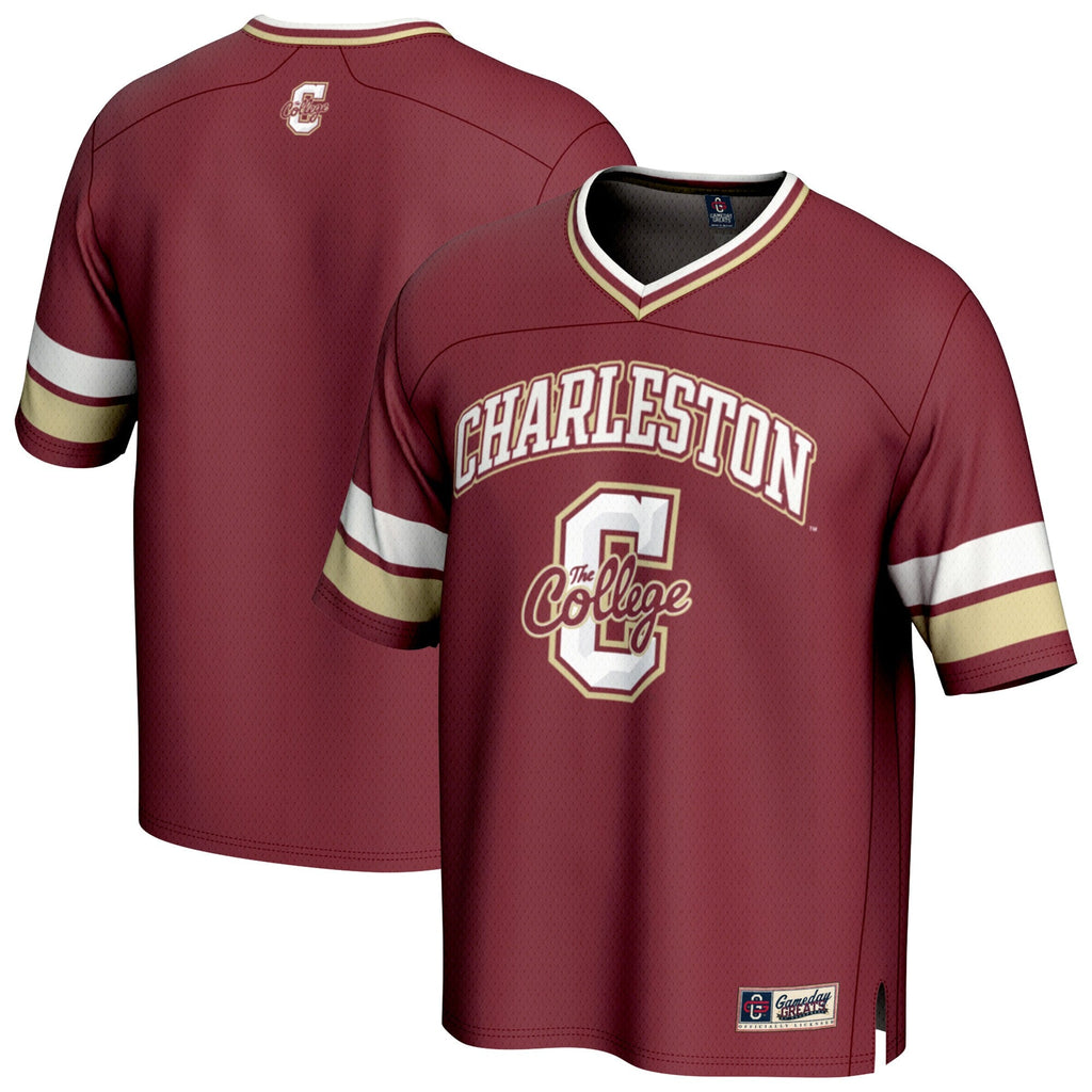 Charleston Cougars Spirit Football Jersey - Maroon product image 2, provided for visual reference and product detail review