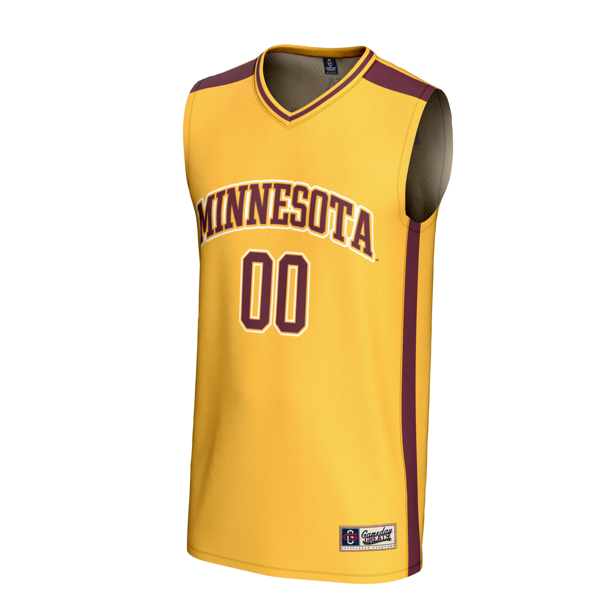 Minnesota Golden Gophers NIL Pick-A-Player Lightweight Basketball Fashion Jersey - Gold product image 3, provided for visual