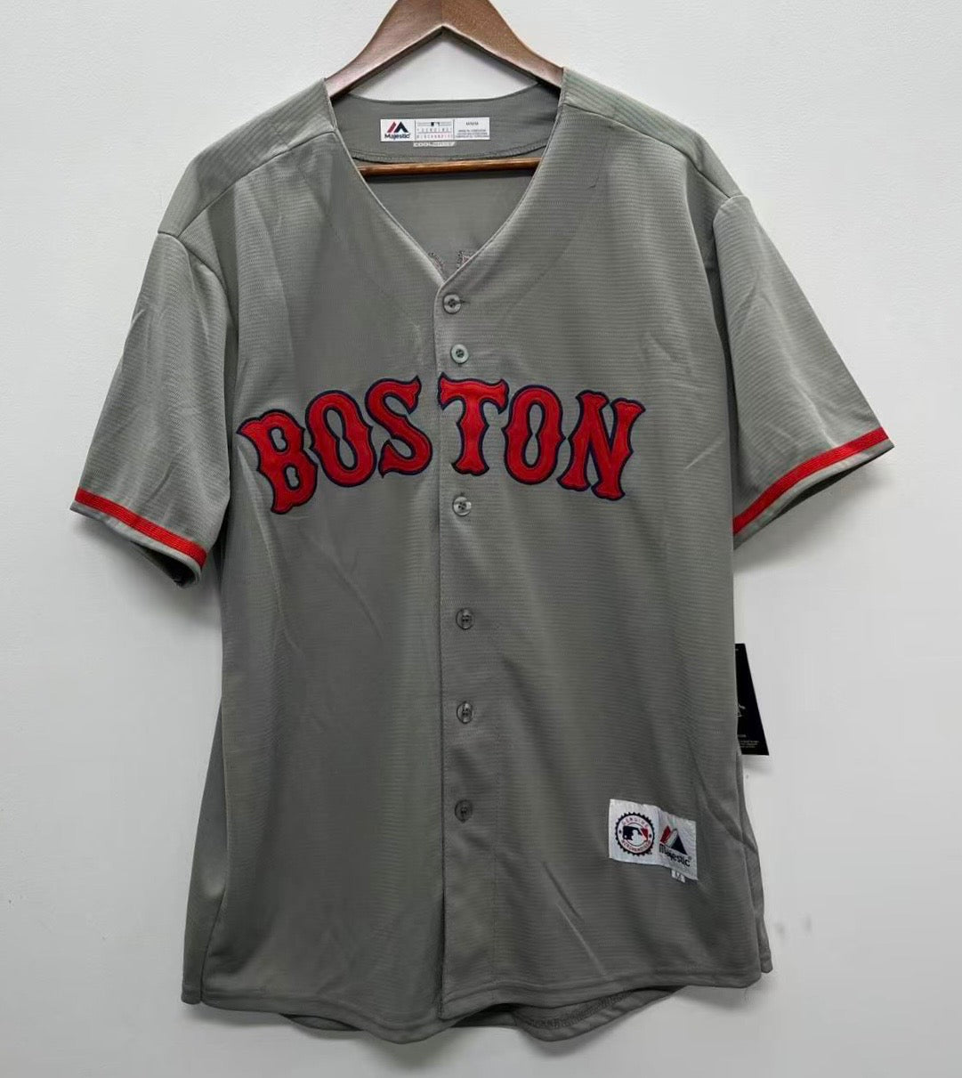 Mo Vaughn 1996 Boston Red Sox Official MLB Majestic Jersey product image 2