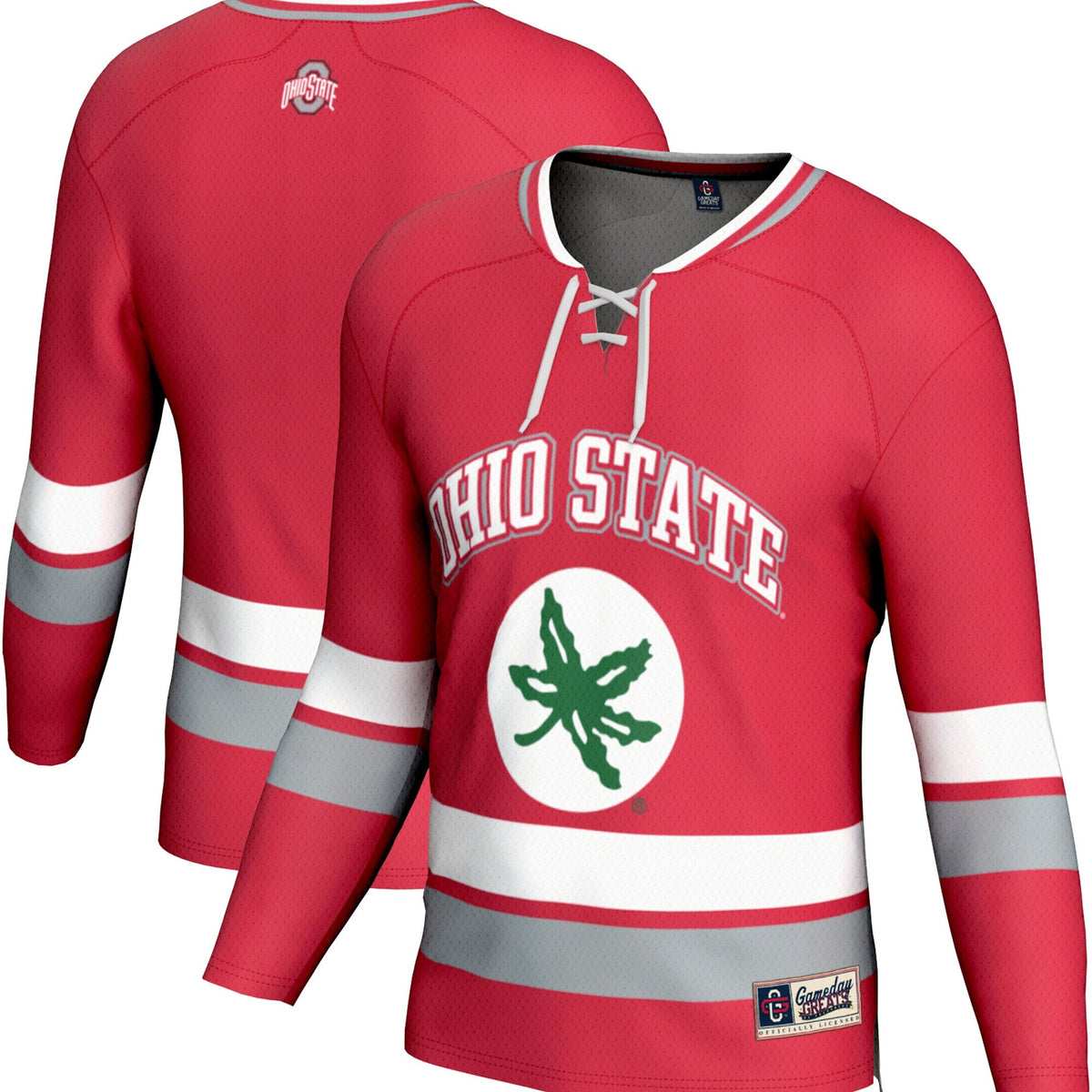 Ohio State Buckeyes Spirit Hockey Jersey - Scarlet product image 1, provided for visual reference and product detail review