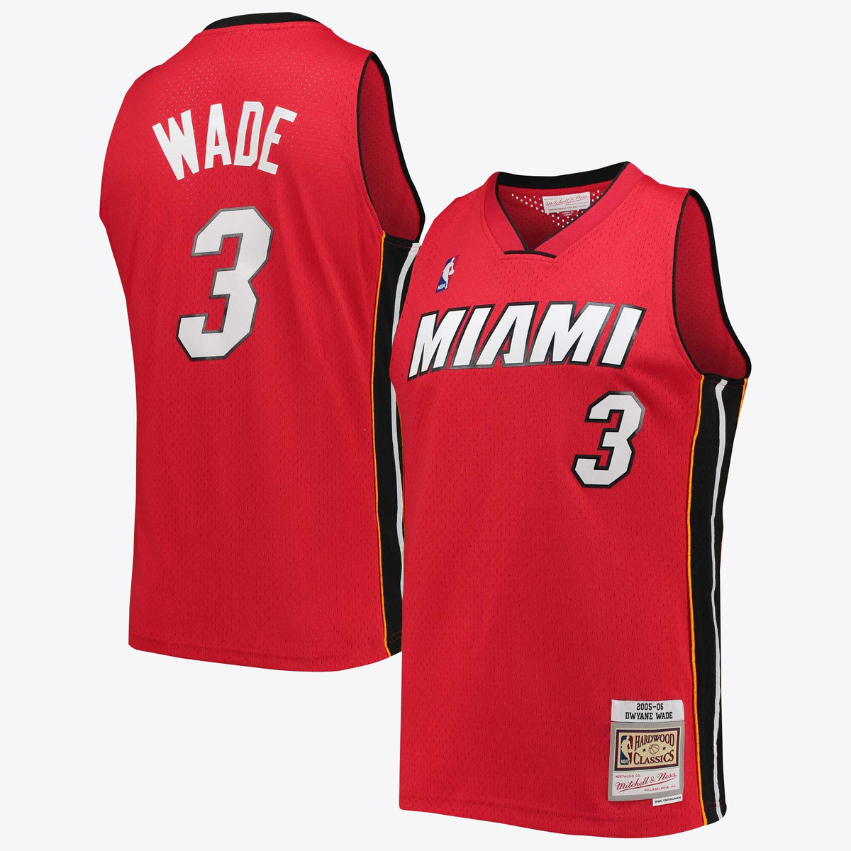 Miami Heat NBA Dwyane Wade Alternate 2005 Hardwood Classics Swingman Jersey product image 1, provided for visual reference