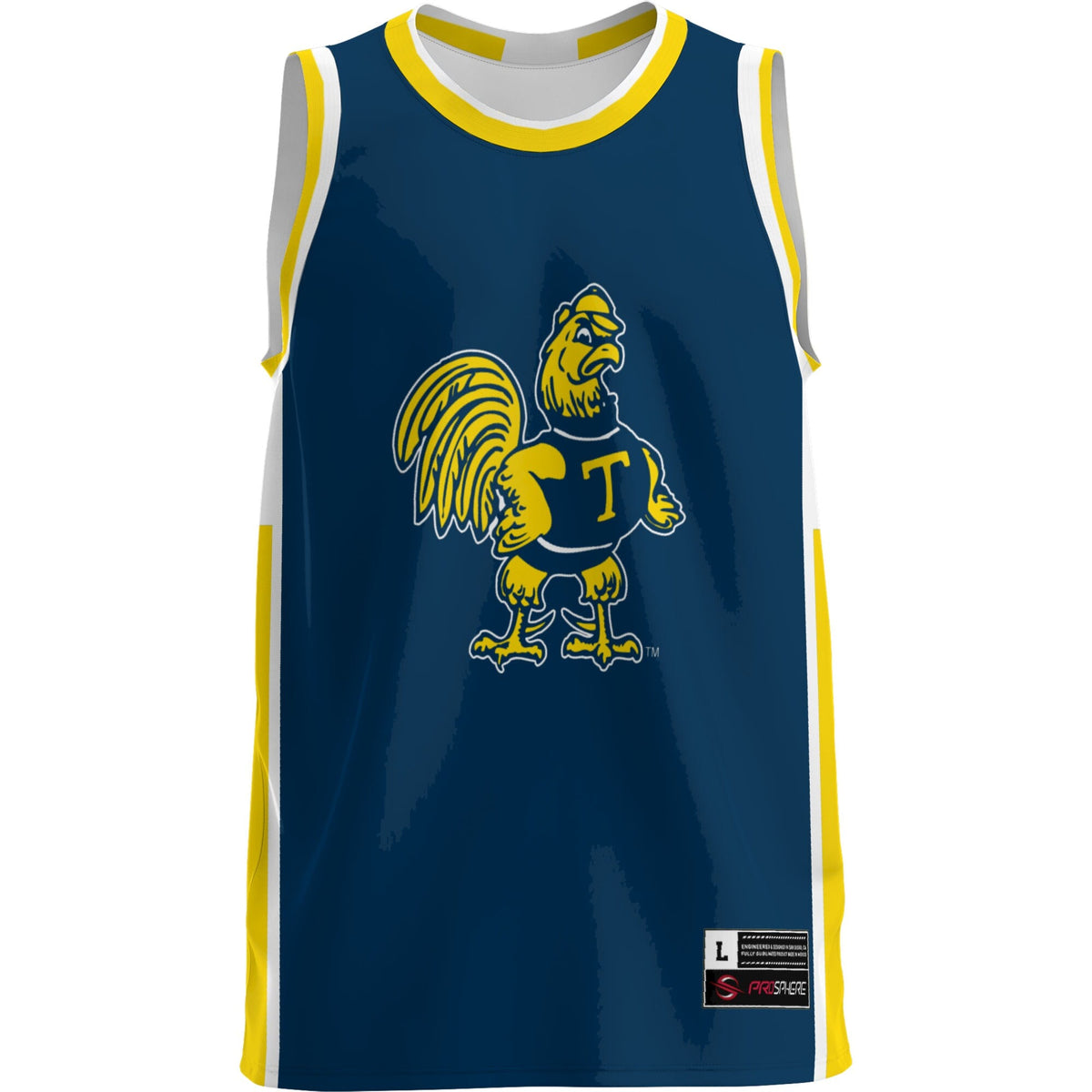 Trinity Bantams Lightweight Basketball Jersey - Blue product image 3, provided for visual reference and product detail review