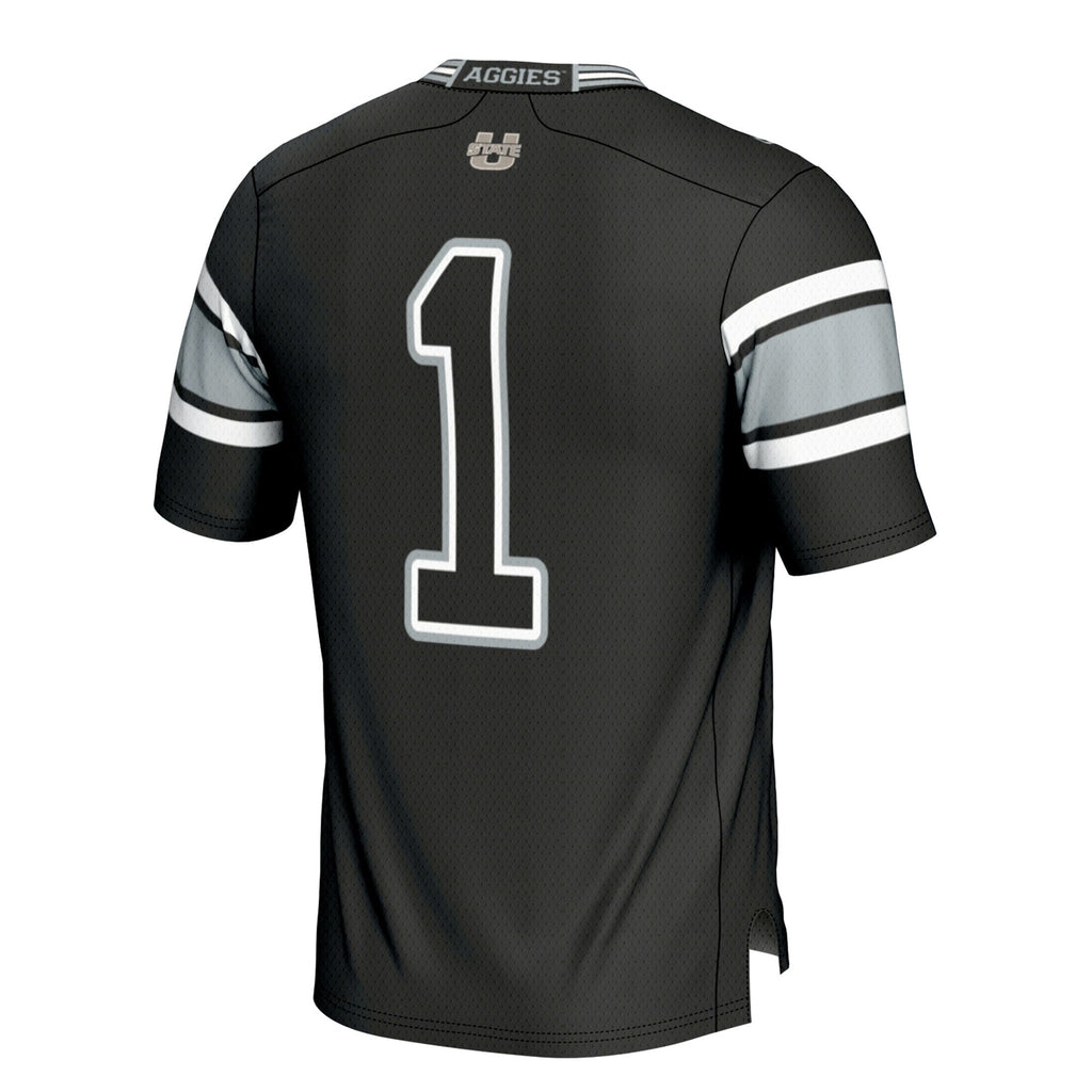 #1 Utah State Aggies Football Jersey - Black product image 4, provided for visual reference and product detail review