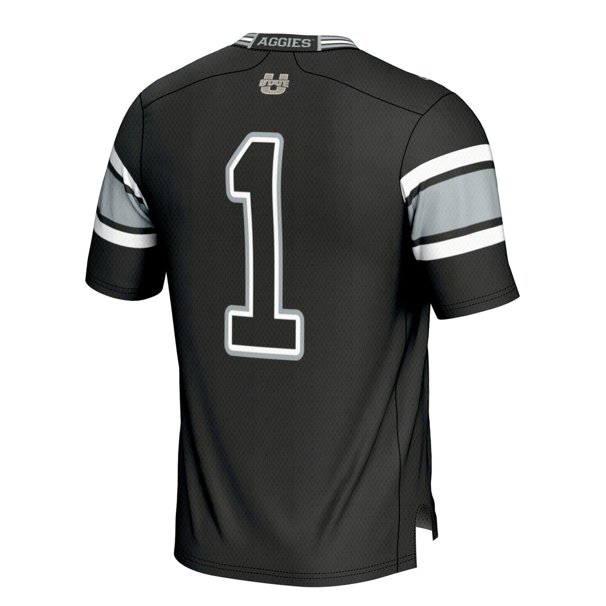 #1 Utah State Aggies Football Jersey - Black product image 4, provided for visual reference and product detail review