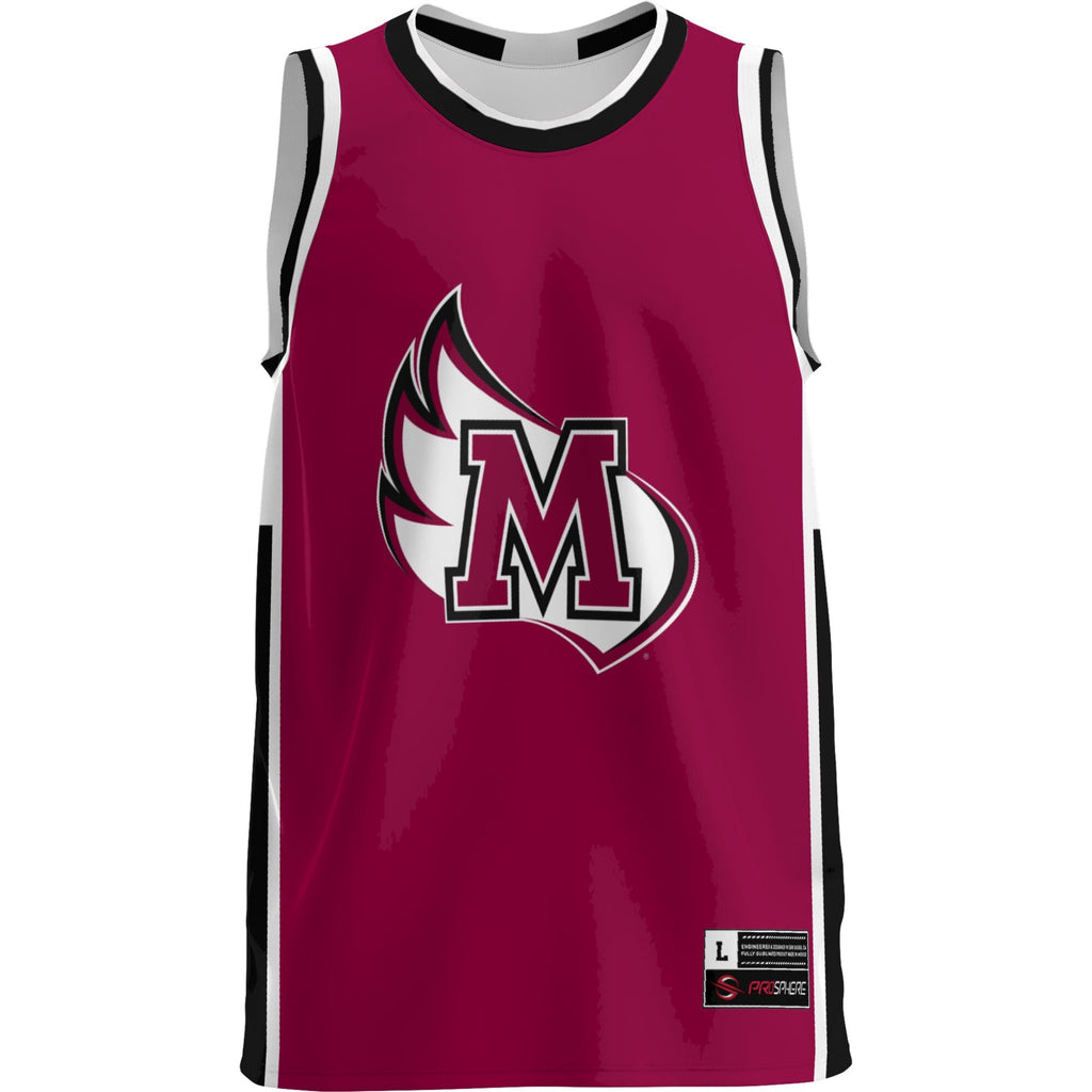 Meredith College Avenging Angels Lightweight Basketball Jersey - Maroon product image 3, provided for visual reference and