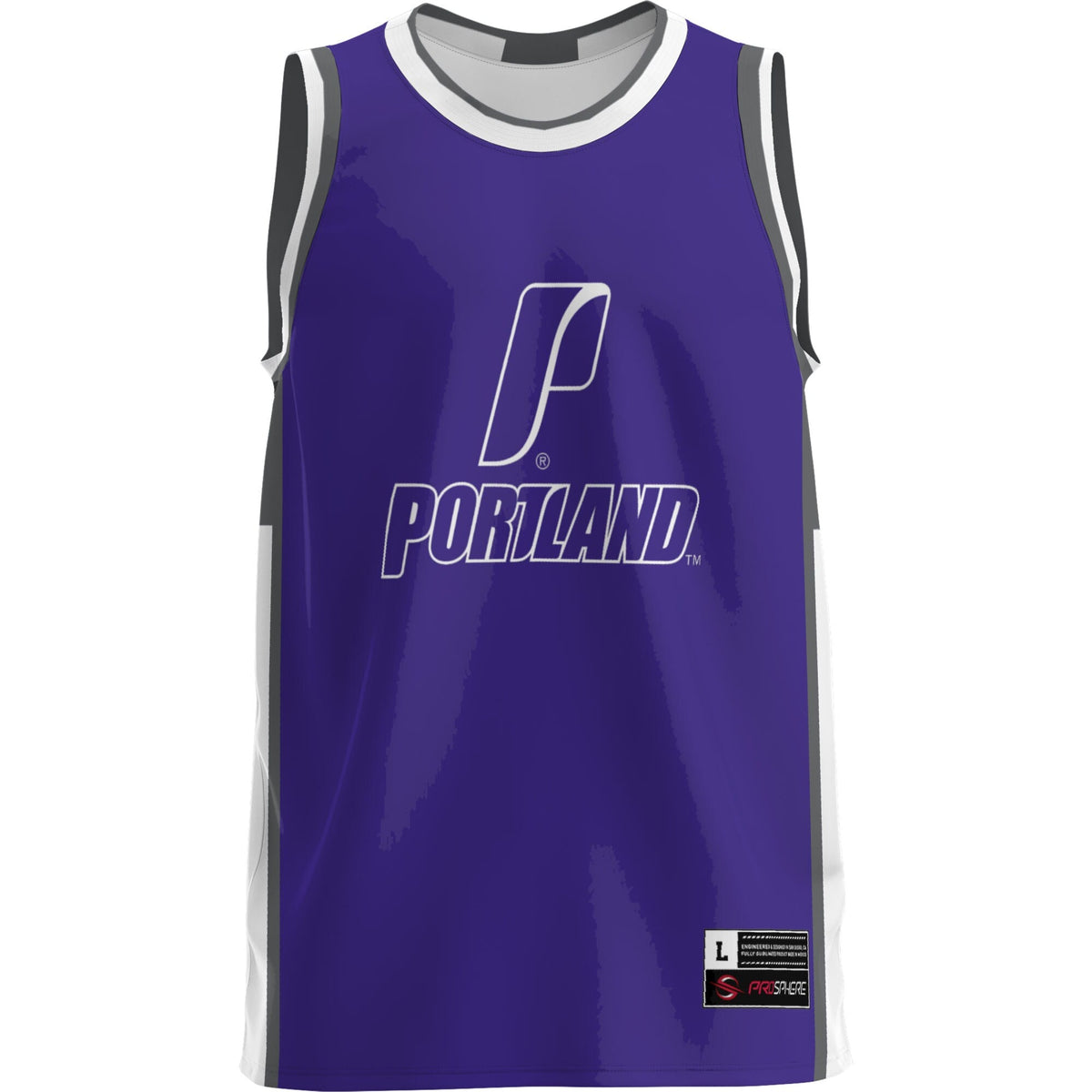 Portland Pilots Lightweight Basketball Jersey - Purple product image 3, provided for visual reference and product detail