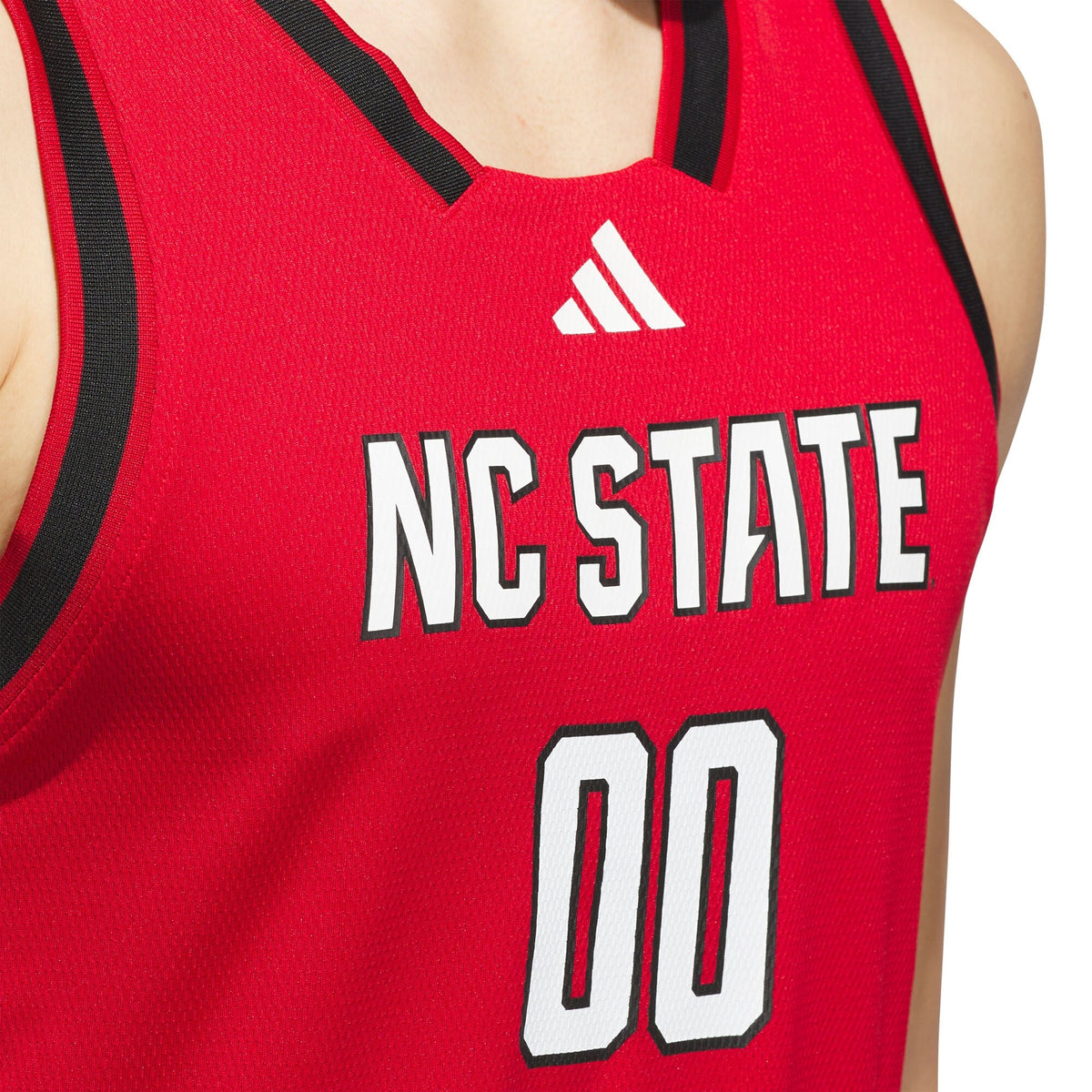#00 NC State Wolfpack Replica Swingman Jersey - Red product image 7, provided for visual reference and product detail review