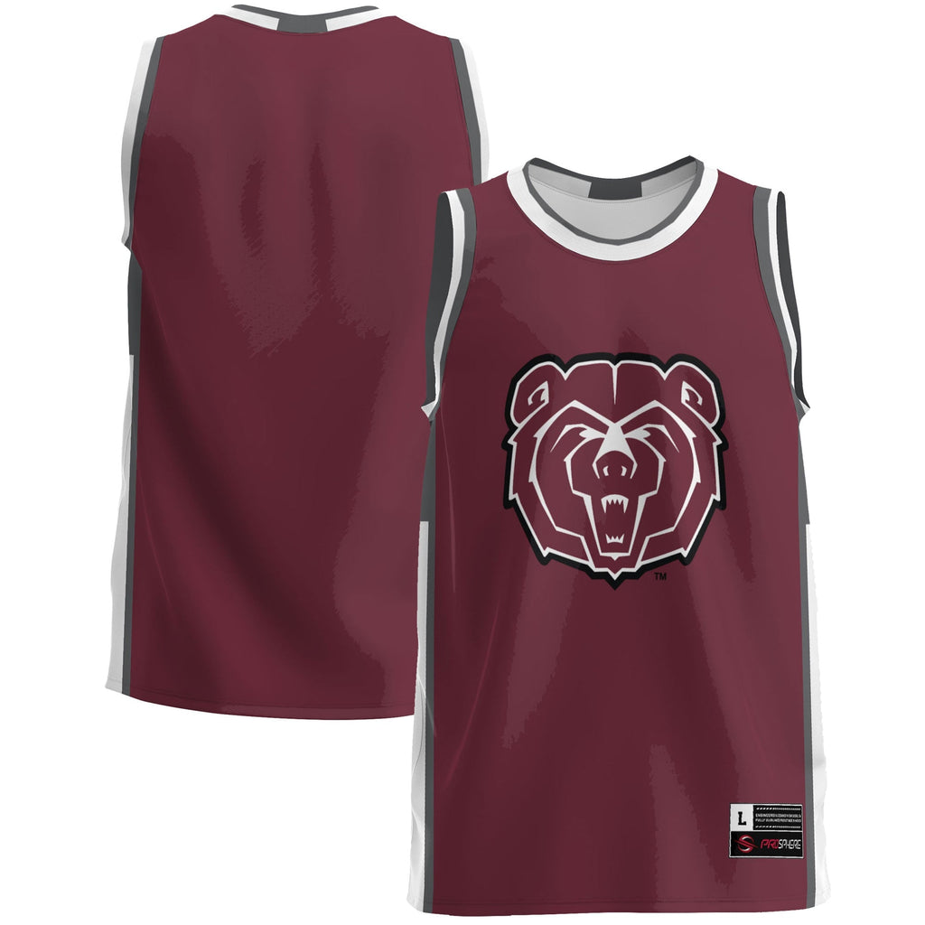Missouri State University Bears Lightweight Basketball Jersey - Maroon product image 2, provided for visual reference and