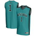 #1 Coastal Carolina Chanticleers Lightweight Basketball Fashion Jersey - Teal product image 1, provided for visual reference