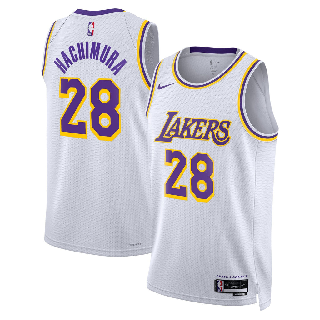 Los Angeles Lakers Association Edition Swingman Jersey - White - Rui Hachimura product image 1, provided for visual