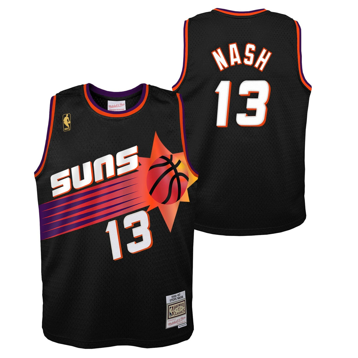Phoenix Suns Steve Nash Hardwood Classics Jersey Steve Nash Jersey product image 1, provided for visual reference and