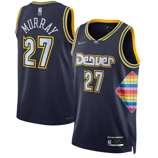 Jamal Murray Denver Nuggets Official NBA Nike Jersey Navy product image 1