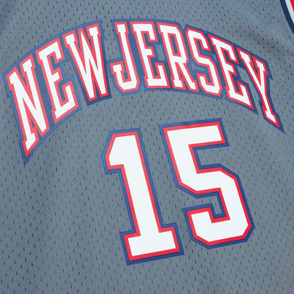 New Jersey Nets Vince Carter 2004 Alternate Authentic Jersey - Grey product image 5, provided for visual reference and