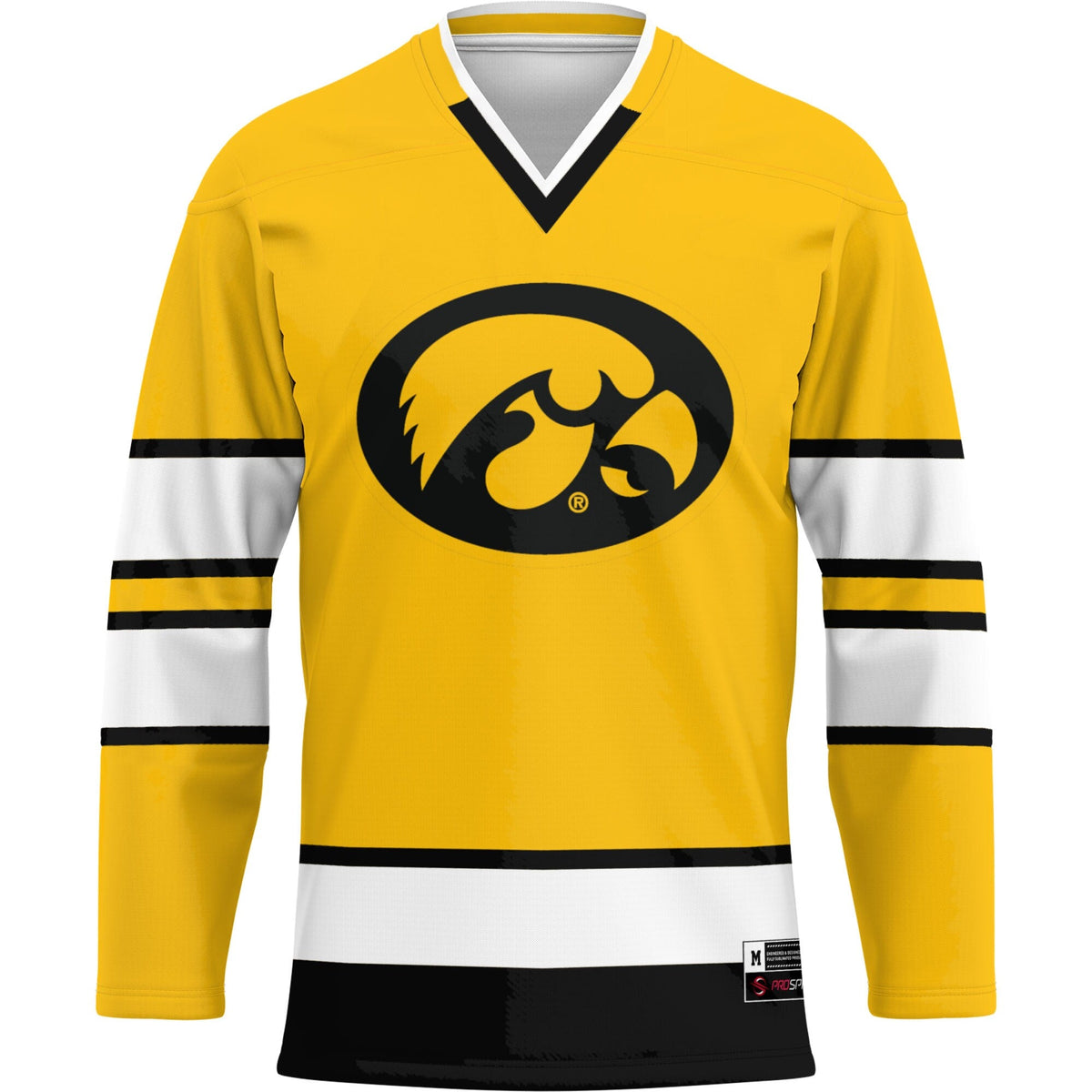 Iowa Hawkeyes Hockey Jersey - Gold product image 3, provided for visual reference and product detail review