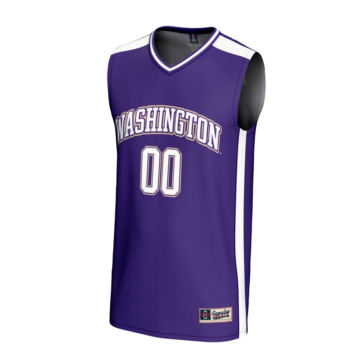 Washington Huskies NIL Pick-A-Player Lightweight Basketball Fashion Jersey - Purple product image 3, provided for visual