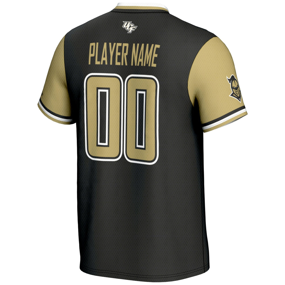 UCF Knights NIL Pick-A-Player Lightweight Softball Jersey - Black product image 4, provided for visual reference and product
