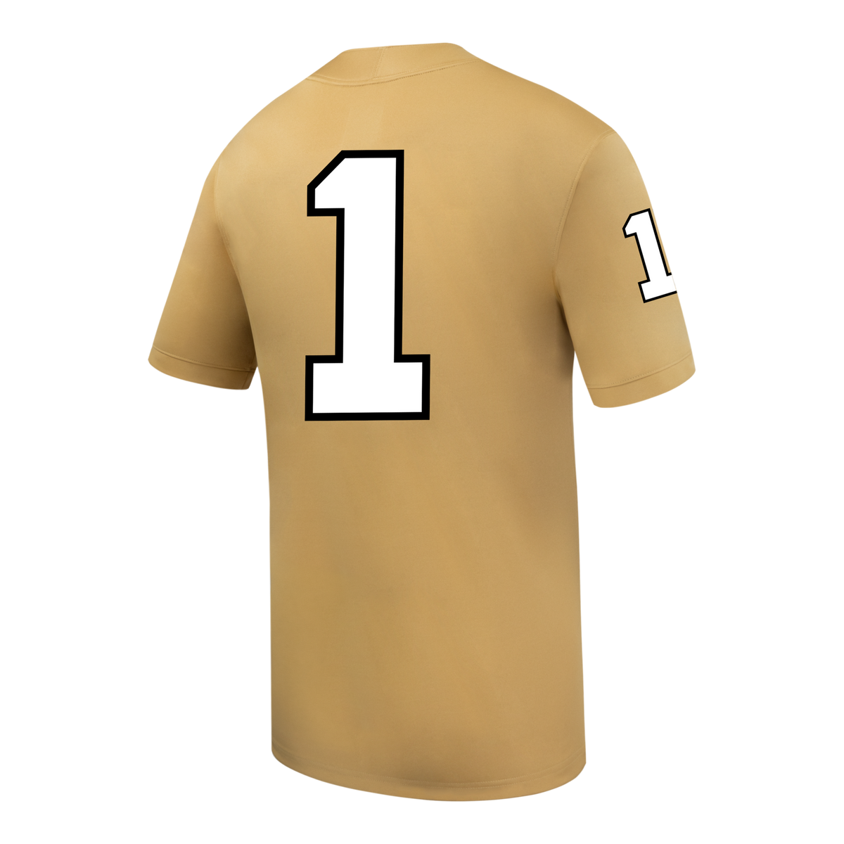 #1 Gold Vanderbilt Commodores Replica Football Jersey product image 4, provided for visual reference and product detail
