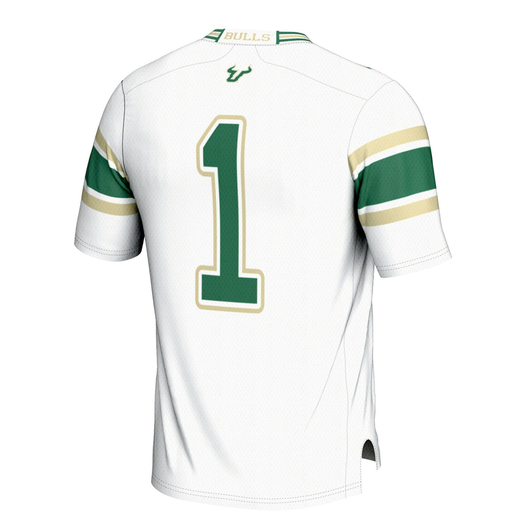 #1 South Florida Bulls Football Jersey - White product image 4, provided for visual reference and product detail review