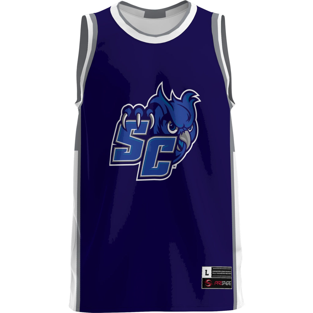 Southern Connecticut State Owls Lightweight Basketball Jersey - Blue product image 3, provided for visual reference and