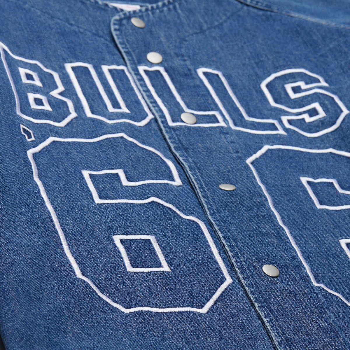 Chicago Bulls Summer Breeze Baseball Jersey - Blue product image 5, provided for visual reference and product detail review