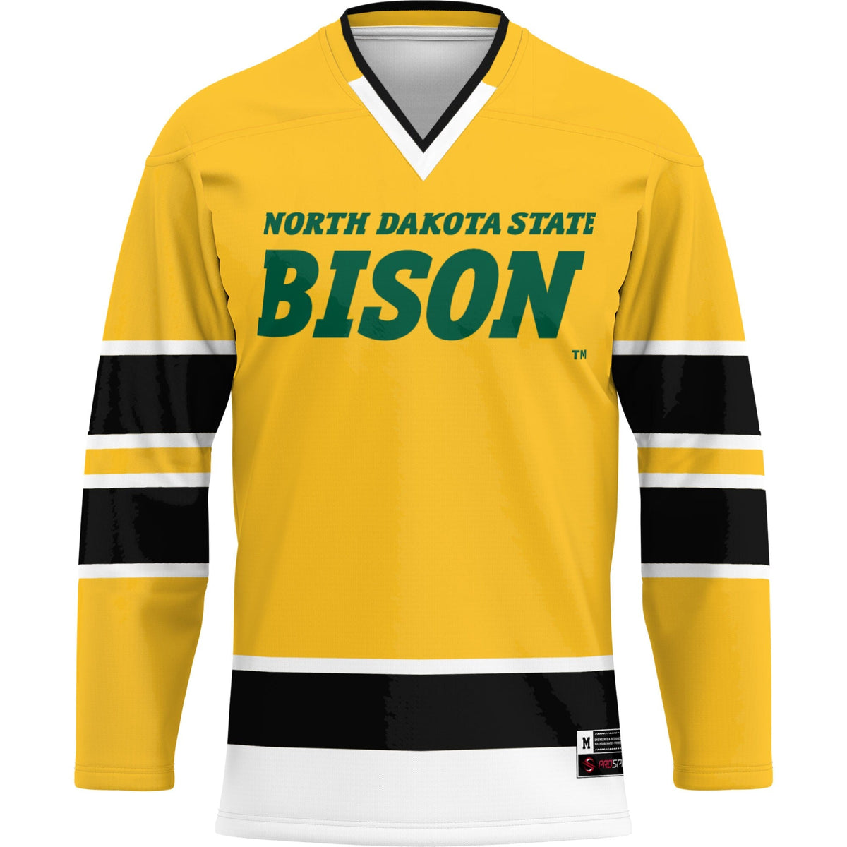 NDSU Bison Hockey Jersey - Green product image 3, provided for visual reference and product detail review