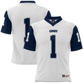 #1 New Hampshire Wildcats Football Jersey - White product image 1, provided for visual reference and product detail review