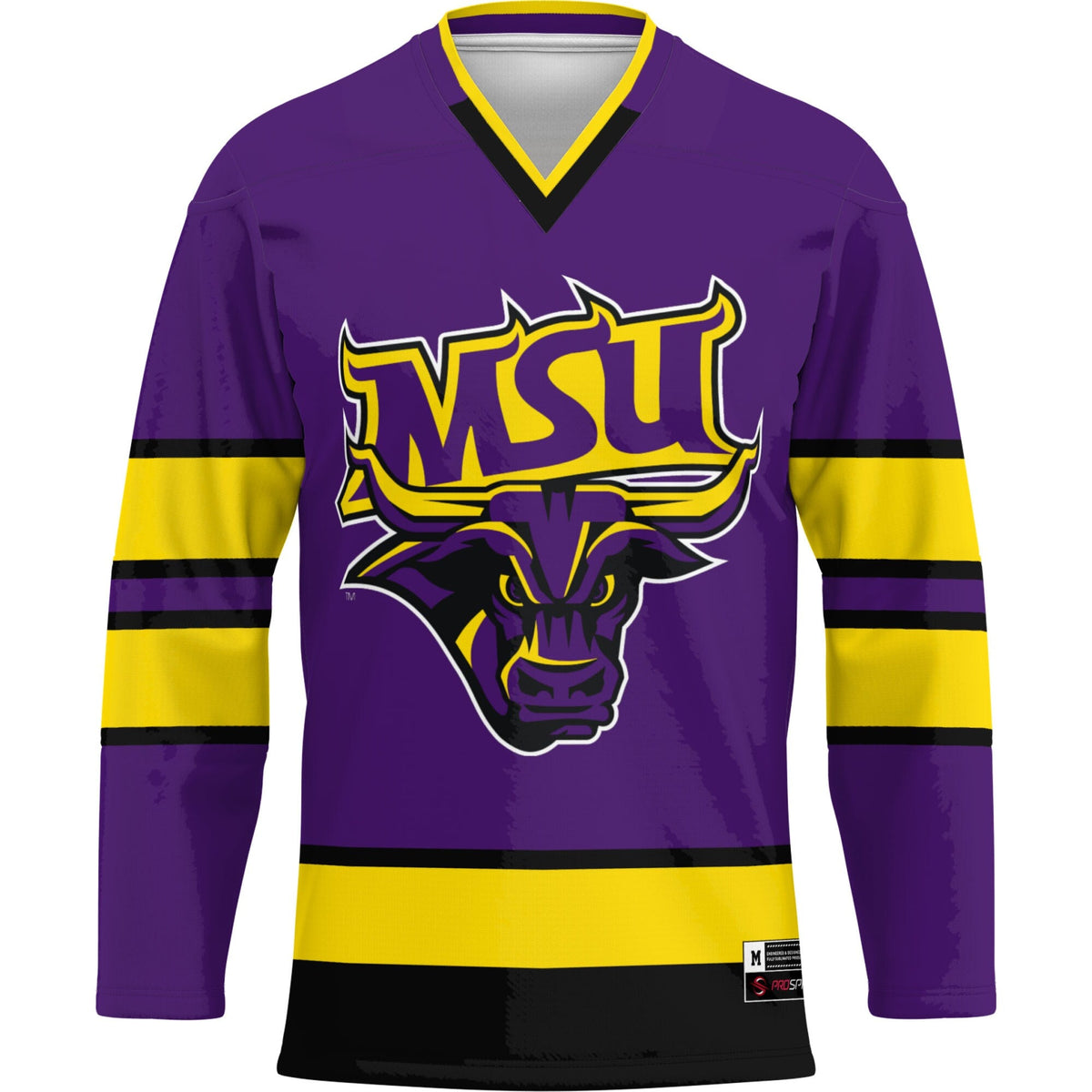Minnesota State Mavericks Hockey Jersey - Purple product image 3, provided for visual reference and product detail review