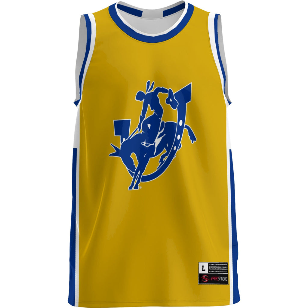 Southern Arkansas Muleriders Lightweight Basketball Jersey - Gold product image 3, provided for visual reference and product