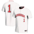 #1 Louisiana Ragin' Cajuns Lightweight Softball Jersey - White product image 1, provided for visual reference and product