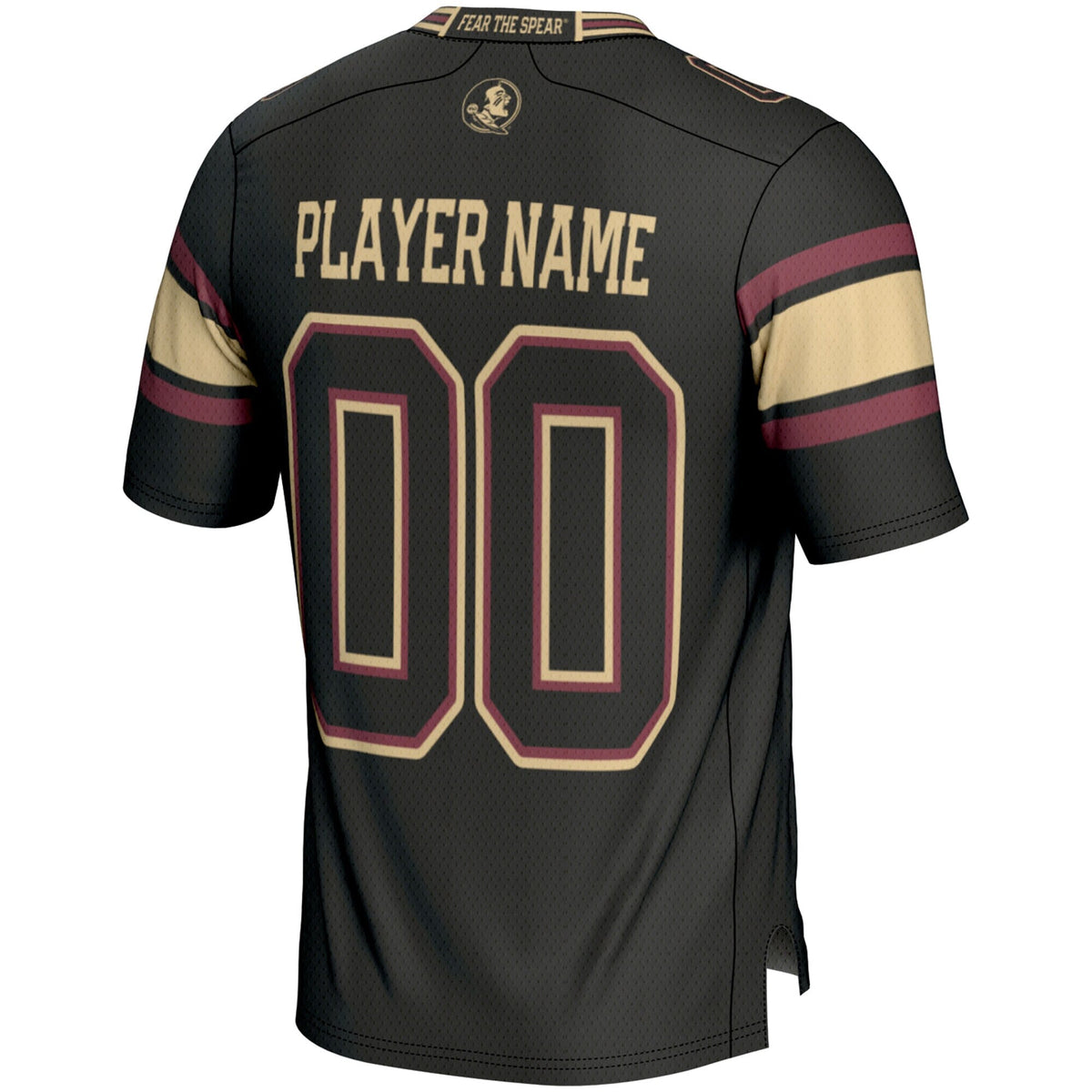 Florida State Seminoles NIL Pick-A-Player Football Jersey - Black product image 4, provided for visual reference and product