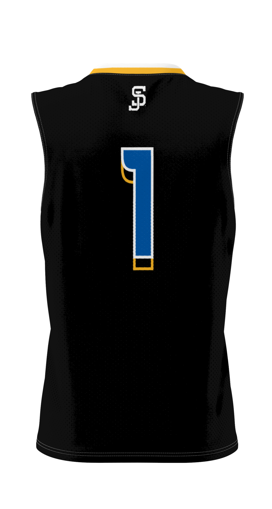 #1 San Jose State Spartans Lightweight Basketball Jersey - Black product image 4, provided for visual reference and product