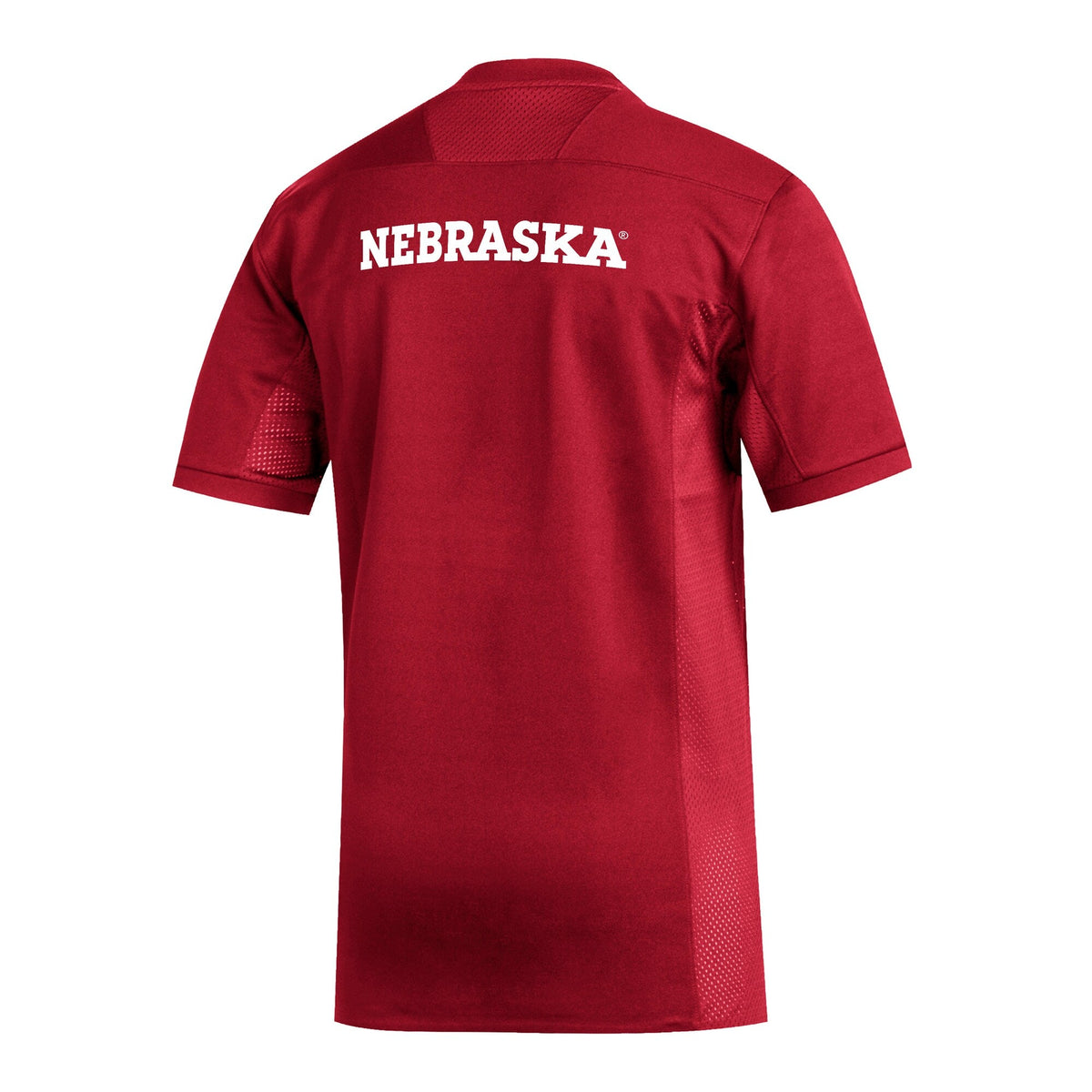 #1 Scarlet Nebraska Huskers Replica Football Jersey product image 4, provided for visual reference and product detail review