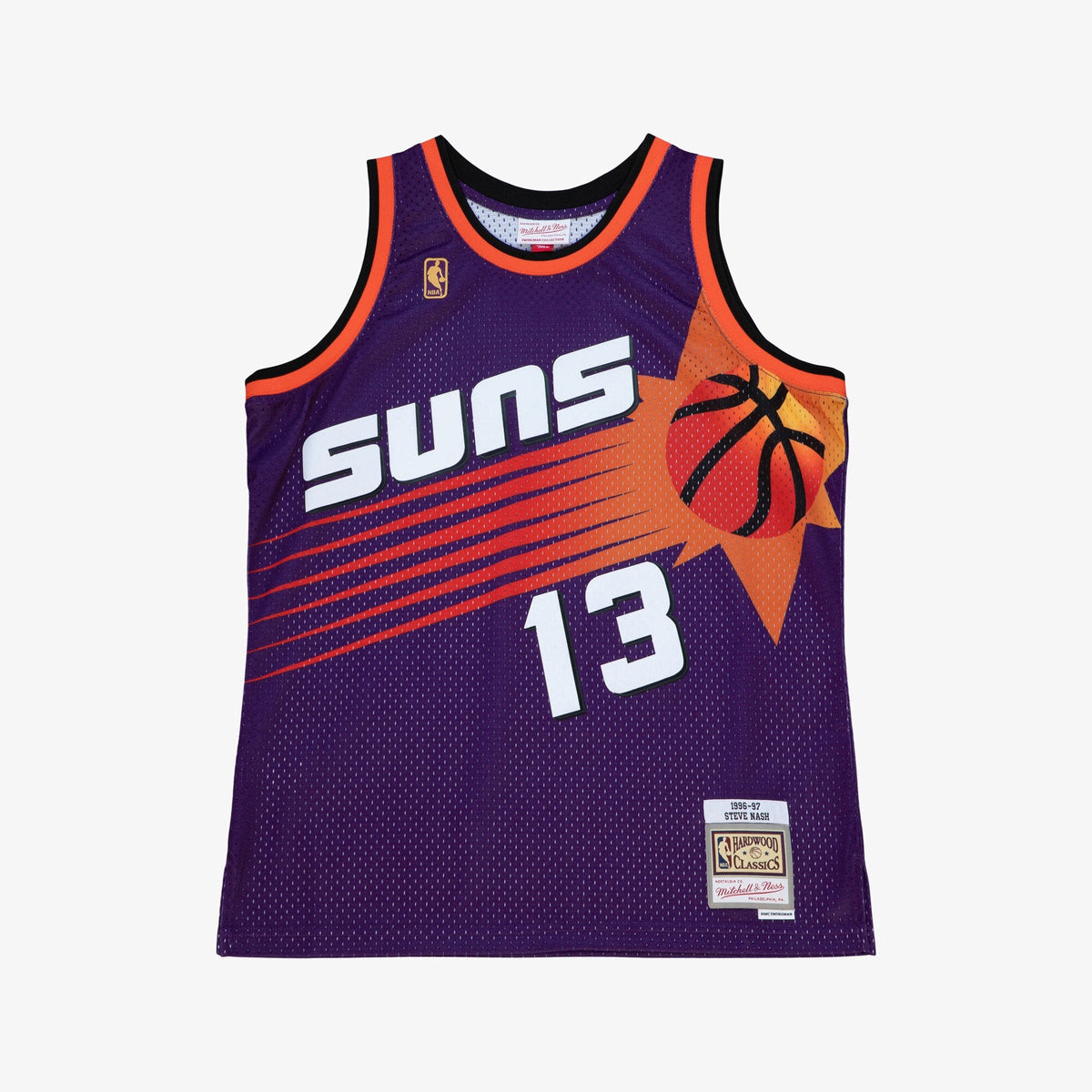 Phoenix Suns Steve Nash 1996 Swingman Authentic Jersey - Purple product image 3, provided for visual reference and product