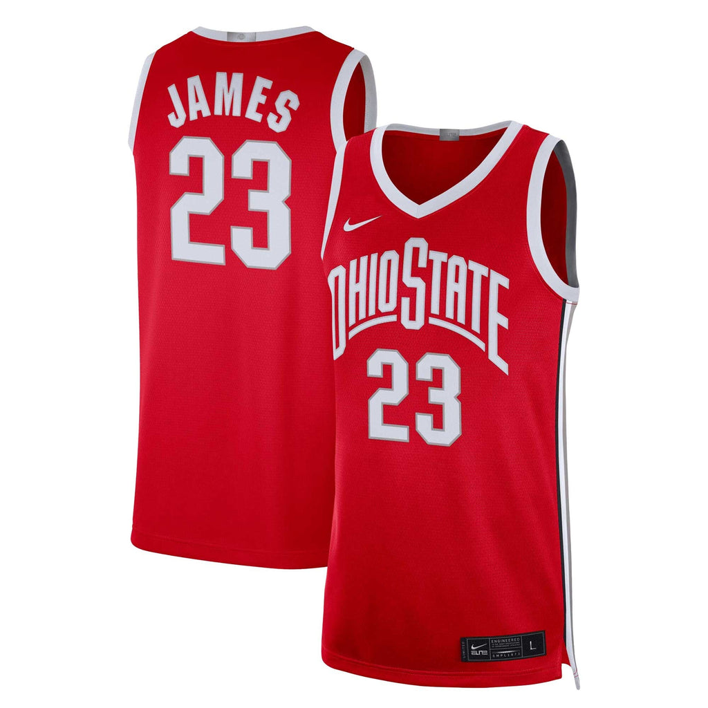 NCAA Ohio College Basketball Jersey - Lebron James product image 1, provided for visual reference and product detail review